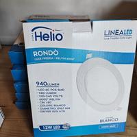 Faretto incasso slim 12w 6000k - tondo