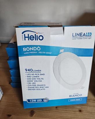 Faretto incasso slim 12w 6000k - tondo