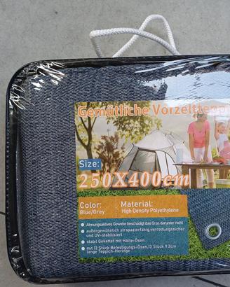 tappeto esterno tenda nuovo 2.5 x 4