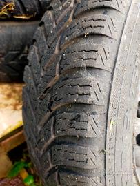 cerchi con gomme invernali panda