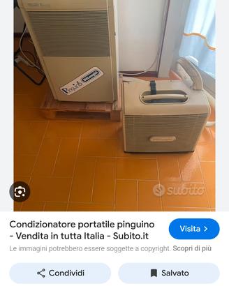 condizionatore con pompa di calore portatile