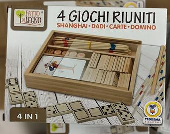 FATTO DI LEGNO - GIOCHI 4 RIUNITI C/COFANETTO - Tutto per i bambini In  vendita a Palermo