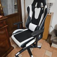 Sedia gaming Songmics regolabile 