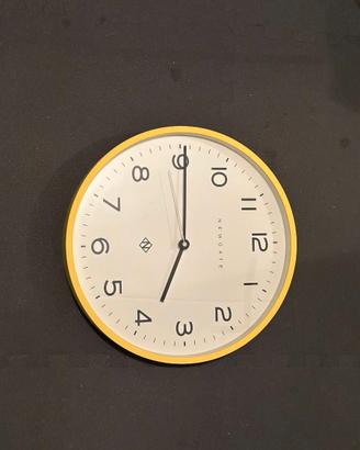 Orologio parete Giallo Design Vintage