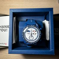 Swatch Omega Mission to Earthphase Moonshine Gold