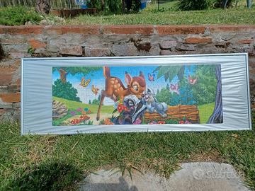 puzzle con cornice  di alluminio e vetro