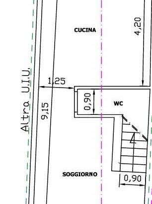 Casa indipendente di 90 m² con 3 locali e posto au