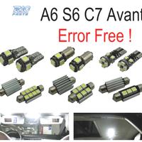 KIT 17 LAMPADE LED INTERNE PER AUDI A A6 S6 RS6 C7