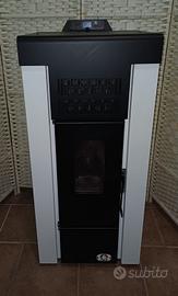stufa a pellet 13kw canalizzata 
