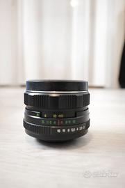 Helios 44M-4 58mm f/2 e adattatore Canon EF