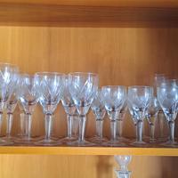 Set bicchieri in cristallo
