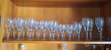 Set bicchieri in cristallo