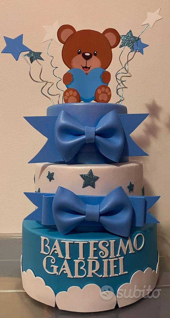 torta scenografica battesimo bimba - Tutto per i bambini In