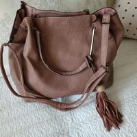 Borsa rosa in ecopelle