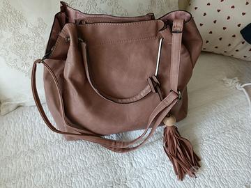 Borsa rosa in ecopelle