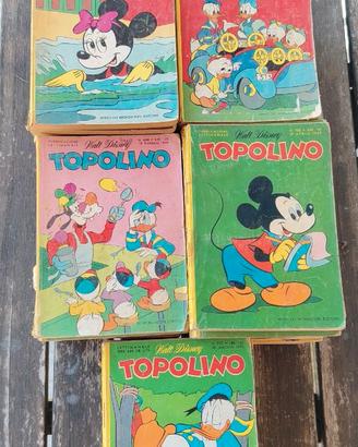 lotto fumetti TOPOLINO 1968/1989 234 albi