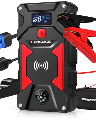 FNNEMGE Avviatore Batteria Auto, 6000A 26800mAh