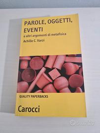 Libro "Parole, Oggetti, Eventi" di Achille Varzi