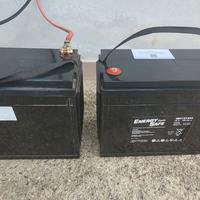 2 Batterie USATE Agm Accu Italia 160Ah/20Hr