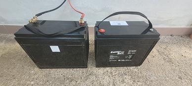 2 Batterie USATE Agm Accu Italia 160Ah/20Hr