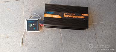 EDECOA Inverter 12v 220v onda pura 2500w PRO 