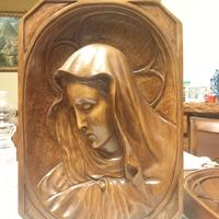 2 sculture legno 