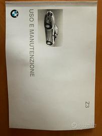 Manuale uso e manutenzione BMW Z3 1998