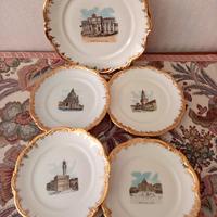 Set 5 Piatti Vintage Mitterteich Bavaria - Serie R