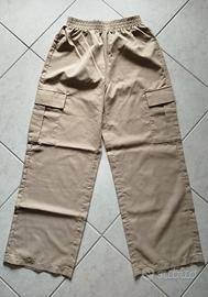 Pantaloni cargo beige