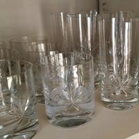 Servizio cristallo bicchieri whiskey