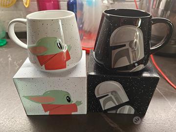 coppia tazze star wars the mandalorian