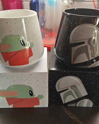 coppia tazze star wars the mandalorian