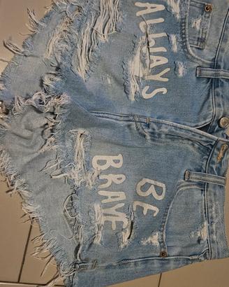 shorts jeans tg 34 veste xs/s