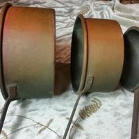 Pentole e tegami in rame batutto