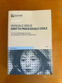 Manuale breve diritto processuale civile 2025