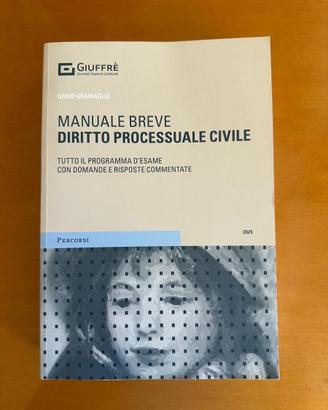 Manuale breve diritto processuale civile 2025