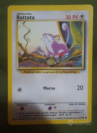 Carta Pokemon RATTATA set base 1999-2000