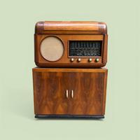 Radio giradischi Minerva anni 50