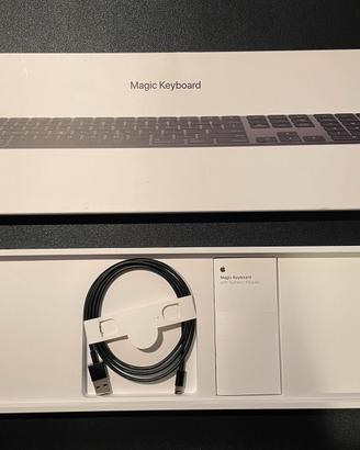 Apple keyboard con tastierino numerico e mouse
