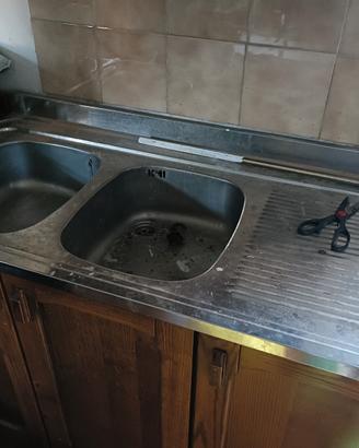 lavello inox due vasche