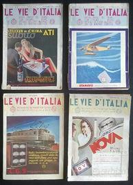 LE VIE D'ITALIA tra annate 1933 e 1943 (12 numeri)