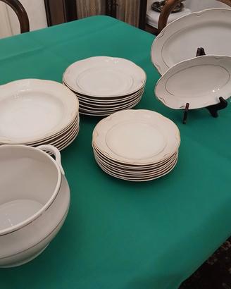 servizio di piatti in porcellana 