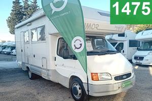 CAMPER RIMOR FORD MANSARDATO 7 POSTI DOPPIA DINETT