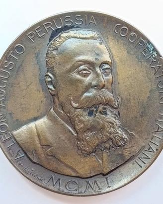 Medaglia in bronzo Leon Augusto Perussiai