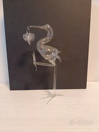 Cicogna in vetro soffiato Murano anni 70/80