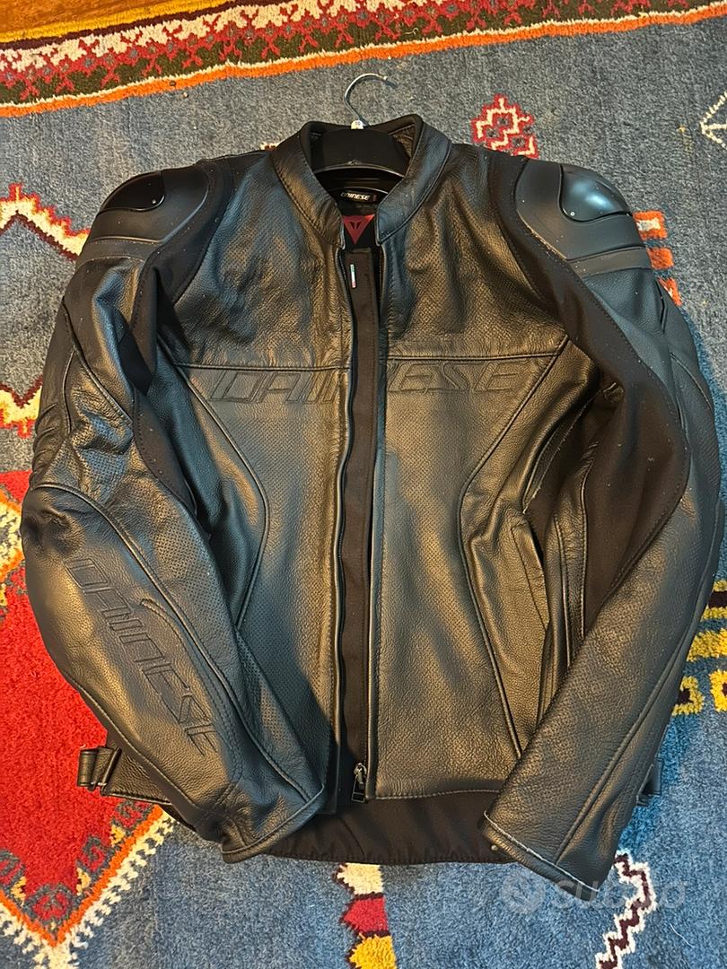 Giacca moto pelle Dainese racing 4 taglia 50