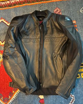 Giacca moto pelle Dainese racing 4 taglia 50