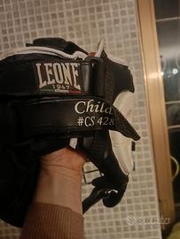 Casco per boxe con gabbia metallica