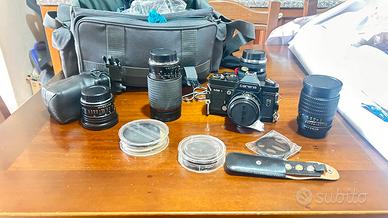 Macchina fotografica karena con accessori