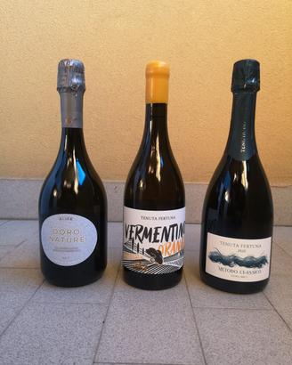 3 bottiglie di Vino Spumante/Prosecco 